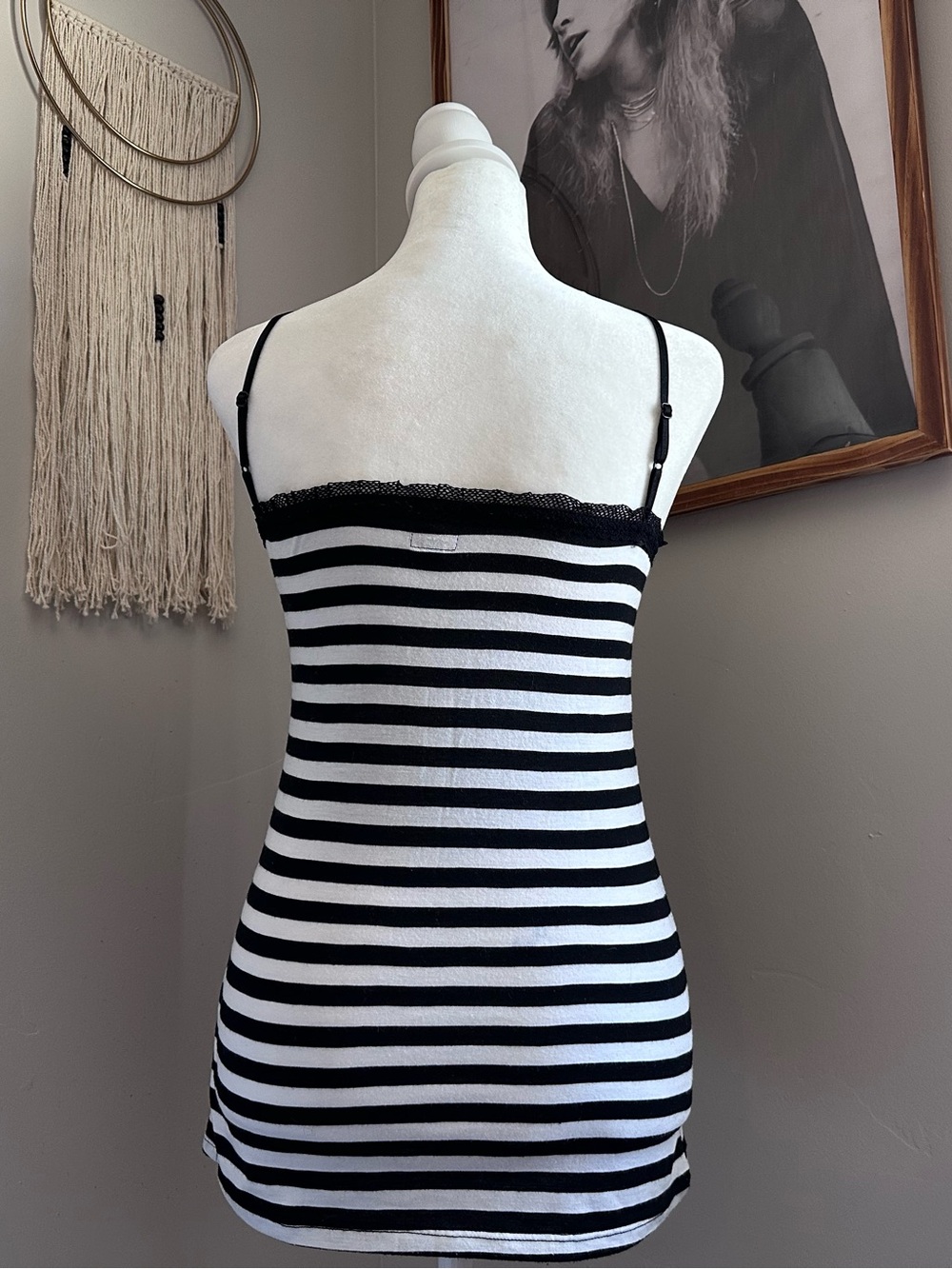 Jessica Louise Avril Striped Skull Tank y2k - Picture 6 of 11